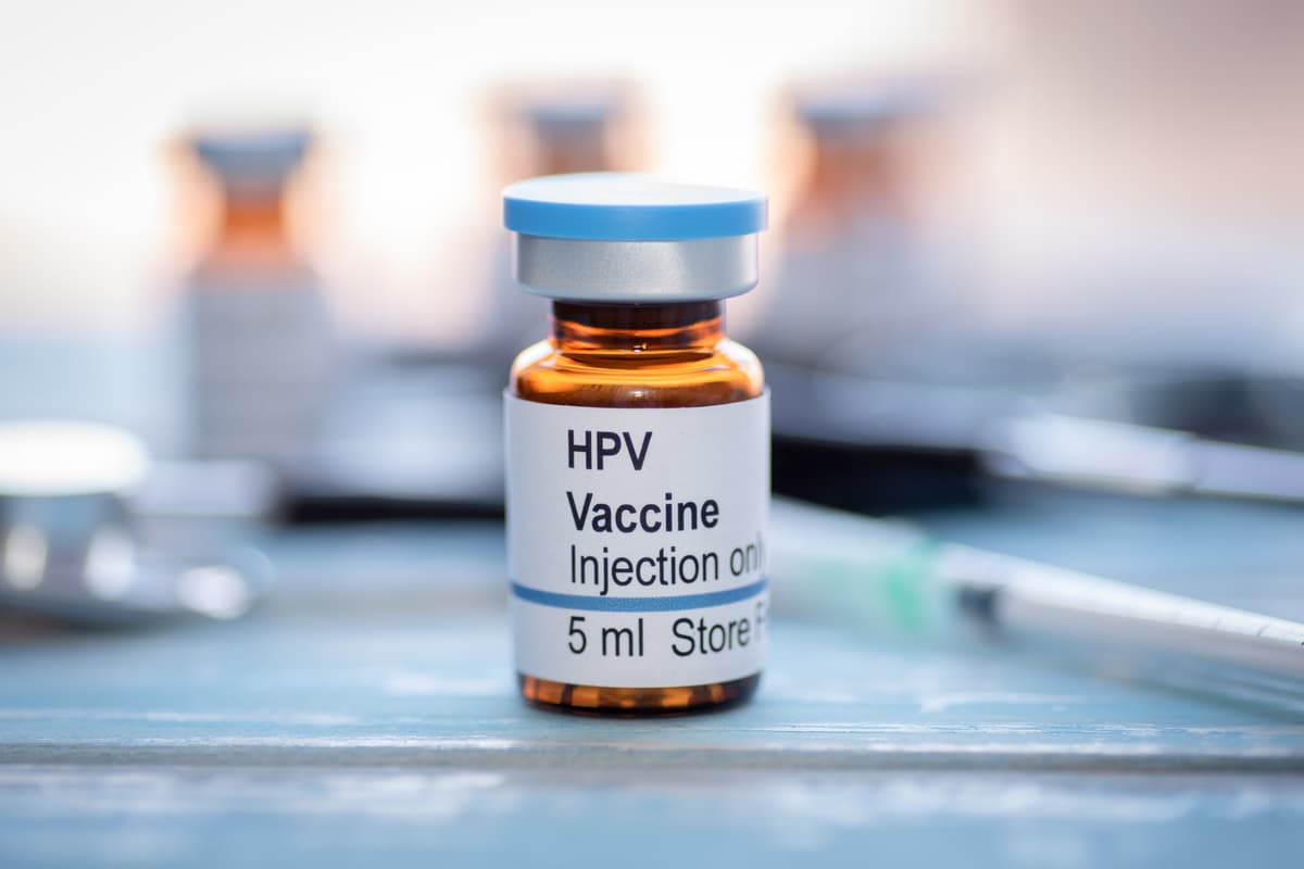 Illustrative picture of human papillomavirus HPV vaccine.
