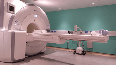 Photograph of a PET MRI machine.